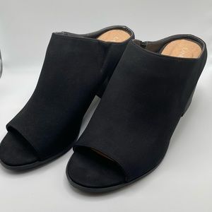 Black Heeled Mules, Lane Bryant, New, 10W